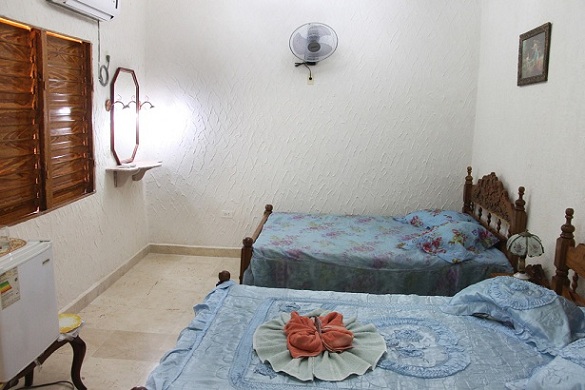 'Habitacion 1' Casas particulares are an alternative to hotels in Cuba.